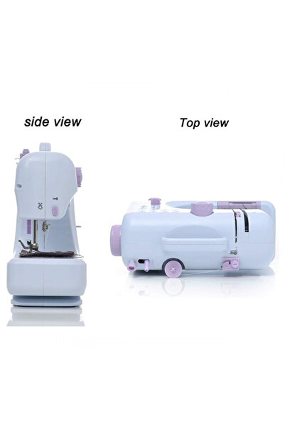 Depox Electric sewing machine, 12 types of stitches, integrated light, 28x12x26cm
