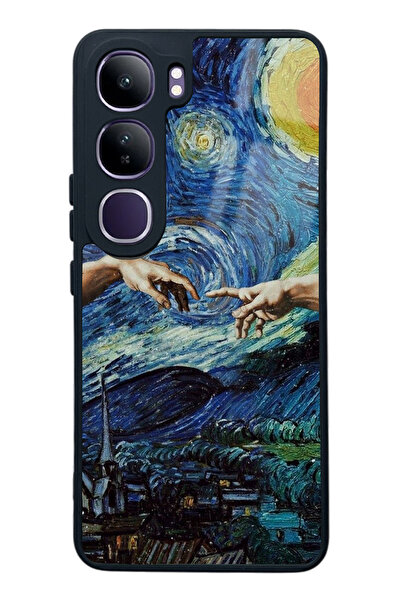 Spoyi Vivo V40 Lite El Ele Tasarımlı Glossy Telefon Kılıfı