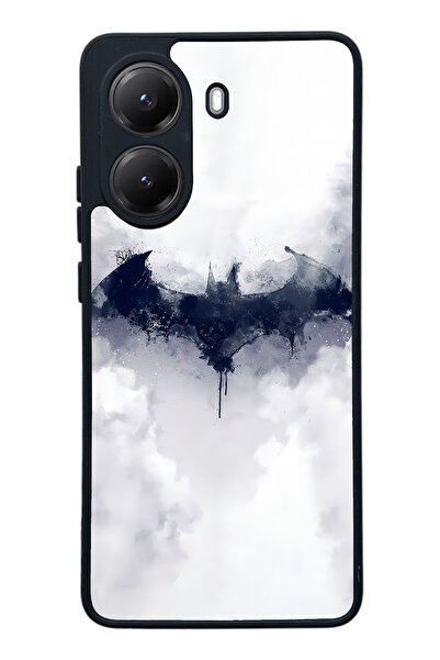 Spoyi Xiaomi Poco X7 Pro Beyaz Batman Tasarımlı Glossy Telefon Kılıfı