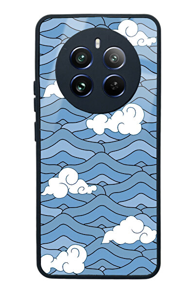 Spoyi Oppo Realme 12 Sea Cloud Tasarımlı Glossy Telefon Kılıfı