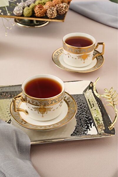 Karaca Tuğra 2-Person Teacup Set