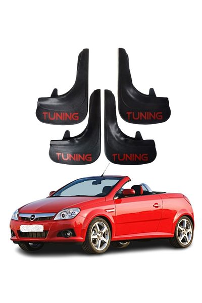 SONİKON LİNE Opel Tigra Compatible Tuning Written 4-Piece Dust Cover Mudguard Mudguard Modified