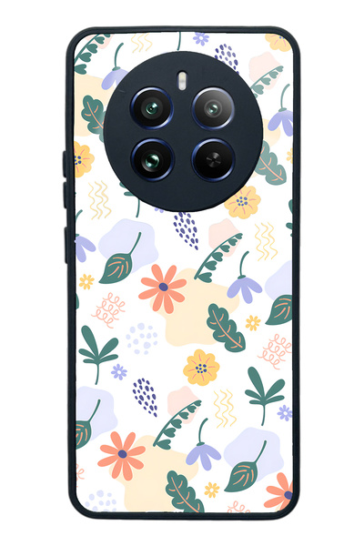 Spoyi حافظة هاتف لامعة بتصميم زهور صغيرة لهاتف اوبو ريلمي 12
