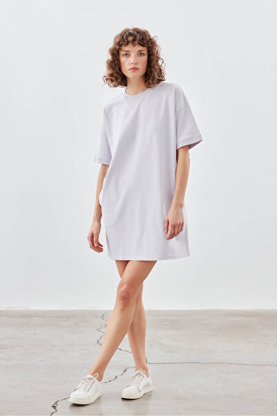 Hays Kadın Pamuklu Pique Cepli Kısa Kollu Elbise