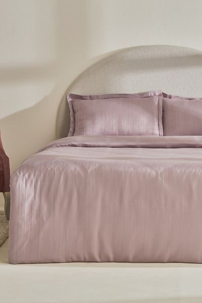 Karaca Home Alvin King Size Duvet Cover Set Plum