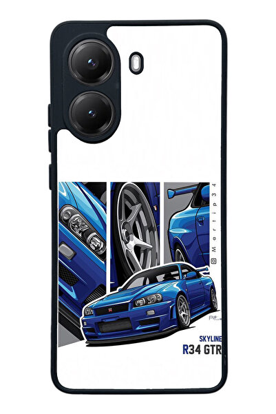 Spoyi Xiaomi Poco X7 Pro GTR Tasarımlı Glossy Telefon Kılıfı