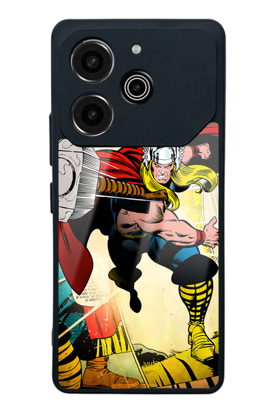 Spoyi غلاف هاتف لامع بتصميم Thor لهاتف Tecno Pova 6 Pro