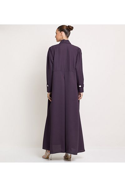 Rosette Abaya Purple-R-202478