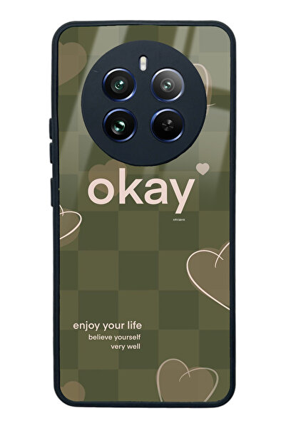 Spoyi حافظة هاتف لامعة بتصميم Enjoy Your Life لهاتف اوبو ريلمي 12