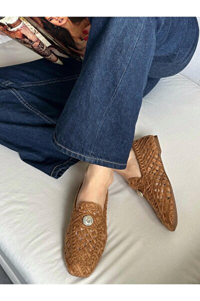 Zuum Жіночі в'язані туфлі Polyan - коричневі