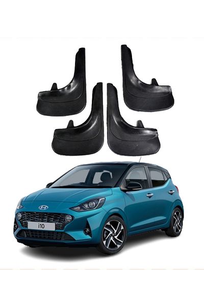 SONİKON LİNE Hyundai I10 Compatible 4-Piece Dust Cover Mudguard Mudflap Modified
