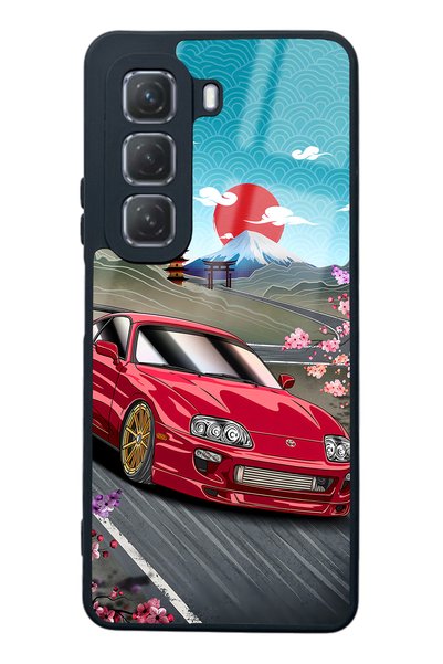 Spoyi Infinix Hot 50 Supra Design Glossy Phone Case