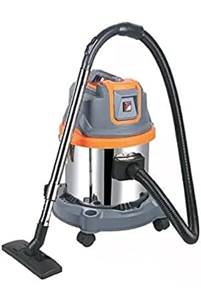 POWER INDUSTRIAL مكنسة كهربائية أسطوانية للتنظيف الرطب والجاف سعة 20 لترًا وق...