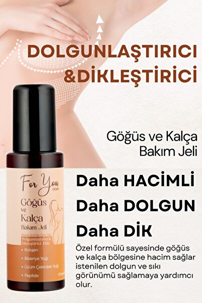 For You Gold Dolgunlaştırıcı, Dikleştirici Göğüs Ve Kalça Büyütmeye Yardımcı ...