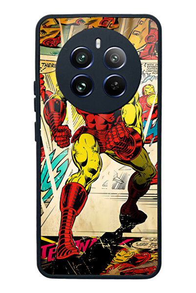 Spoyi Oppo Realme 12 Iron Man Iron Man Design Glossy Phone Case