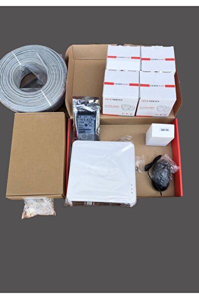 entech güvenlik sistemi ENTECH 4LÜ IP KAMERA GÜVENLİK SİSTEMİ