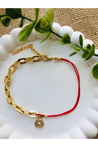 Luba kırmızı ip & zincirhalhal