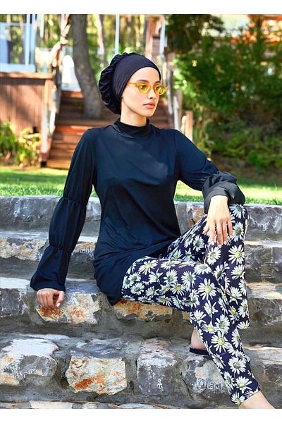 Mayovera Closed Swimsuit - Single Pantalon - Papatya