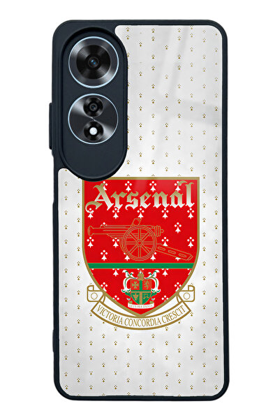 Spoyi Oppo A60 Retro Arsenal Tasarımlı Glossy Telefon Kılıfı