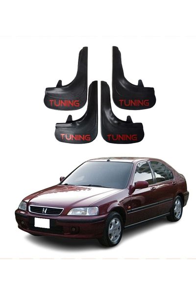 SONİKON LİNE Honda Civic Euro Sd 2006-2001 Compatible Tuning Written 4-Piece Dust Cover Mudguard Mudguard Modified