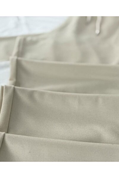 woonkey Unisex Oversized Striped Half Zip Polo Collar Track Suit Cotton Set of 2 New Season