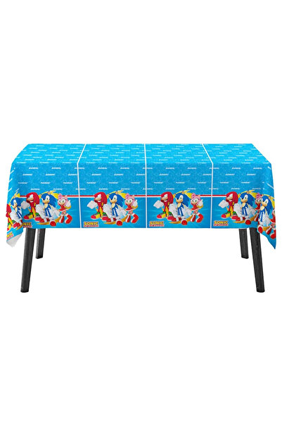 FOKUL Sonic Masa Örtüsü Süper Sonic Masa Örtüsü Sonic Temalı Doğum Günü Masa ...