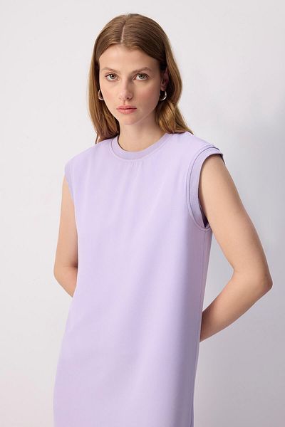 Touché Privé Crepe Gilet with Crew Neck