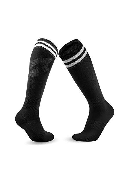 delis Sosete lungi pentru dama, Negru/Alb, marime universala 35-39