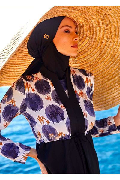 Mayovera Hijab Swimsuit - Polka Dot Patterned