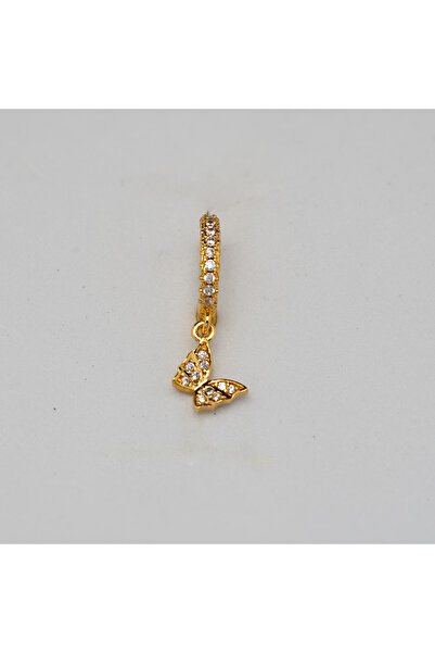 Piercing by Sever Kelebek Sallantılı Cerrahi Çelik Pıercıng. Altın Renkli, Şe...