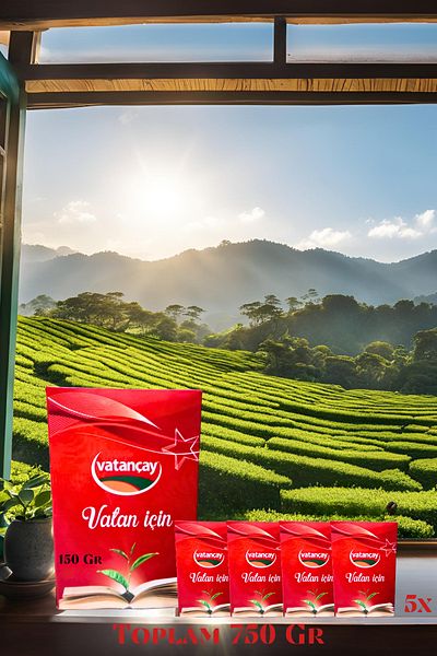 Vatan çay Special May Tea for Homeland 150 Grams X 5 750 Grams