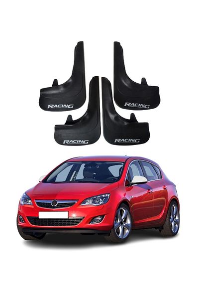SONİKON LİNE Compatible with Opel Astra J All Cases Racing Written 4-Piece Dust Cover Mudguard Mudguard Modified