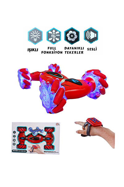 Brother Toys El Kumandalı Full Fonksiyon Şarjlı Akrobat Araba Uzaktan Bilek Kontrollü Oyuncak 25 Cm.