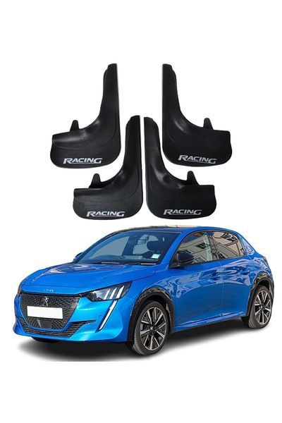 SONİKON LİNE Compatible with Peugeot 208 All Cases Racing Written 4-Piece Gaiter Mudguard Mudguard Modified