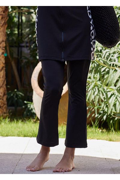 Mayovera Closed Swimsuit -Single Black Pantalon- Lycra
