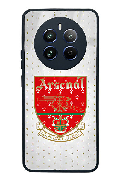 Spoyi Oppo Realme 12 Retro Arsenal Design Glossy Phone Case
