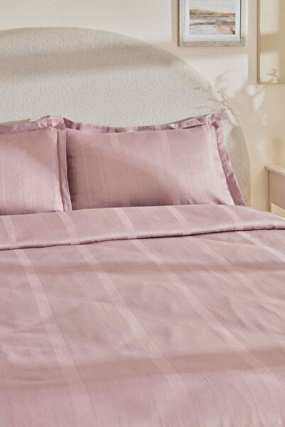Karaca Home Alvin King Size Duvet Cover Set Plum