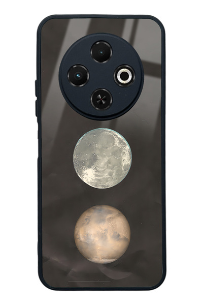 Spoyi غلاف هاتف لامع بتصميم Night Moon لهاتف Tecno Spark 30C