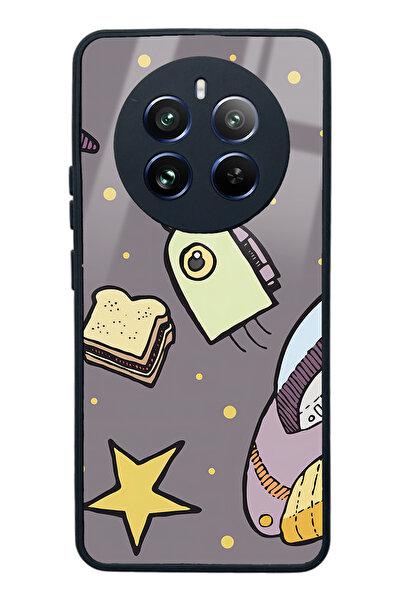 Spoyi Oppo Realme 12 Doodle Jump Design Glossy Phone Case