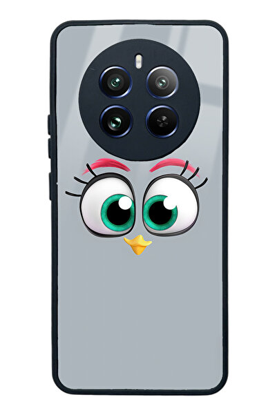 Spoyi Oppo Realme 12 Glossy Phone Case with Gray Design