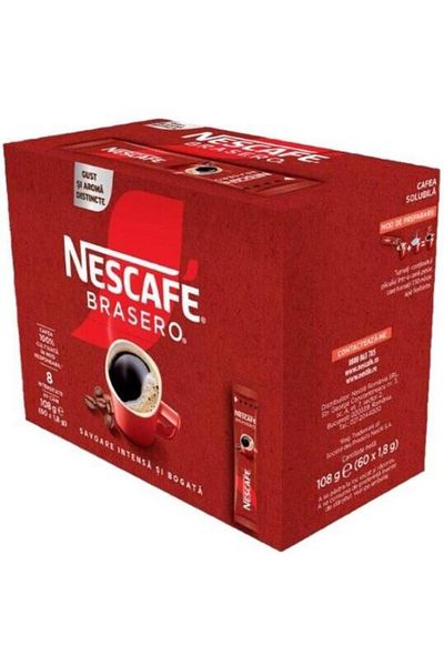 Nescafe Káva solubila Nescafe Brasero Stick 60x1,8g