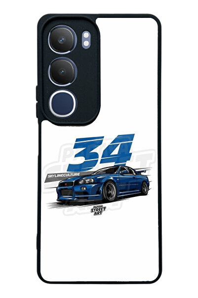 Spoyi Vivo Y19s Skyline Tasarımlı Glossy Telefon Kılıfı