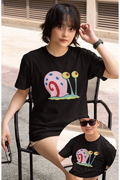 CNGZSHOP تي شيرت مطبوع عليه حلزون غاري للجنسين، تي شيرت مطبوع عليه شخصية سبون...