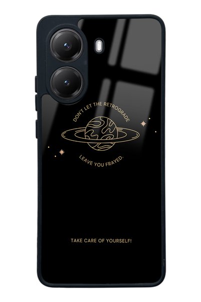 Spoyi حافظة هاتف لامعة لهاتف Xiaomi Poco X7 Pro بتصميم ريتروجراد