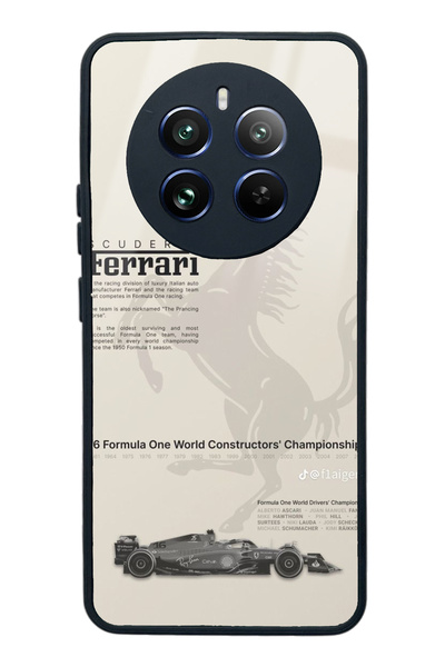 Spoyi Oppo Realme 12 Ferrari Design Glossy Phone Case