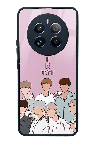 Spoyi Glossy Phone Case for Oppo Realme 12 Bts K-Pop Design