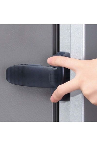 Empria Refrigerator, Freezer Door Lock, For Babies And Children, , 10 X 7.2 X 1.5 Cm, Dark Blue