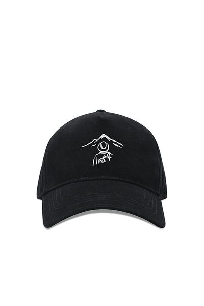KEYFHOME Black Unisex Sports Hat Summer Cotton Sweatband & Air Holes Embroidered