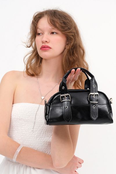Addax Zippered Hand and Shoulder Bag Ç25