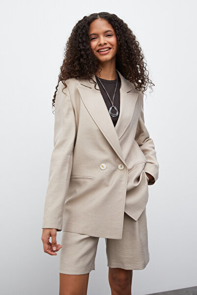 urban focus Double Breasted Oversize Jacket